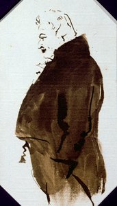 सिडनी स्मिथ (1771-1845) c.1821 (कागज पर पेंसिल und wc) द्वारा एडविन लैंडसीर