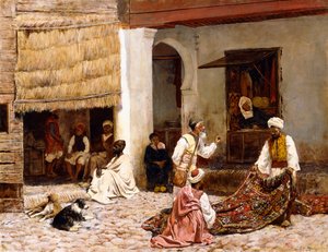 एक रग बाजार, तांगियर, 1878