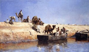 बिक्री, Maroc, 1880 में समुद्र तट पर ऊंटों का एक अवतार द्वारा एडविन लॉर्ड वीक्स