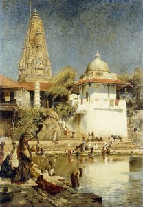 बनारस में गंगा द्वारा एडविन लॉर्ड वीक्स