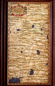 इग्नाज़ियो दांती (1536-1586) गणितज्ञ, कॉस्मोग्राफर और इतालवी वास्तुकार द्वारा निर्मित गंगा कार्टे के शीर्ष पर इंडोस्तान (हिंदुस्तान)। 1567 के आसपास। फ्लोरेंस, पलाज्जो वेक्चिओ, साला डेल मप्पामोंडो