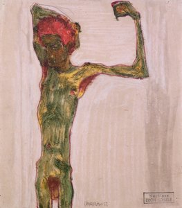 अराजकतावादी, c.1909-10 द्वारा इगोन शीले