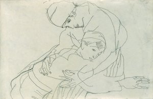 आलिंगन, 1914 द्वारा इगोन शीले