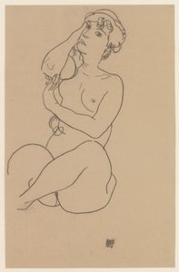 रिकल्डिंग न्यूड, 1917