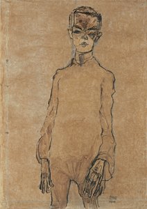 सेल्फ-पोर्ट्रेट, 1910 द्वारा इगोन शीले