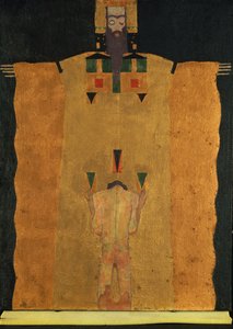 वोर गोटेवाटर नाइएन्डर जंगलिंग, 1908 द्वारा इगोन शीले