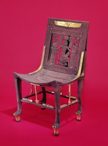 अध्यक्ष, तूतनखामन के मकबरे से (c.1370-1352 ईसा पूर्व) लाखों वर्षों की भावना का चित्रण करते हुए, न्यू किंगडम (देवदार)