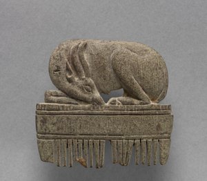 गज़ेल के साथ संयोजन करें, c.1391-1353 ईसा पूर्व द्वारा मिस्र का 18वां राजवंश Dy