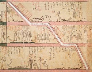 टूथमोसिस III (c.1504-1450 ई.पू.) के मकबरे से मकबरे में व्यंग्य का वर्णन