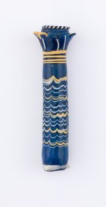 फ्लास्क, न्यू किंगडम, c.1400-1300 ईसा पूर्व (ग्लास)