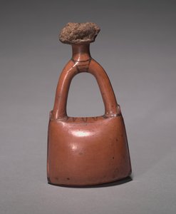 चमड़े के बैग के रूप में फ्लास्क, न्यू किंगडम, c.1415-1381 ईसा पूर्व द्वारा मिस्र का 18वां राजवंश Dy