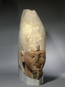एक प्रारंभिक अठारहवें राजवंश के प्रमुख, न्यू किंगडम, c.1539-1493 ईसा पूर्व (बलुआ पत्थर) द्वारा Egyptian 18th Dynasty
