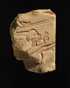 करनक, मिस्र, अमरना पीरियड, न्यू किंगडम, c.1353-1336 ईसा पूर्व (सैंडस्टोन) से, नौसिखिए द्वारा मिस्र का 18वां राजवंश Dy