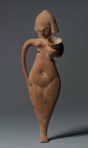 एक सर्विंग गर्ल की प्रतिमा, c.1323-1186 ई.पू. द्वारा मिस्र का 18वां राजवंश Dy