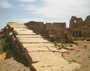नेलियोमीटर, रामेसेस तृतीय के मुर्दाघर मंदिर से (c.1184-1153 ईसा पूर्व) न्यू किंगडम