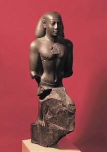 Iahmes Saneith की प्रतिमा, एक उच्च श्रेणी के सिविल सेवक, Saite अवधि, c.570-526 ईसा पूर्व (विद्वान)