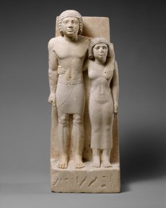 द रॉयल अक्विटेंसेस मेमी और साबू, c.2575-2465 ई.पू. (चूना और पेंट)