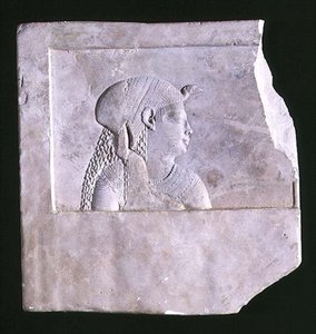 मूर्तिकार का एक देवी का मॉडल, c.246-222 ईसा पूर्व (चूना पत्थर) द्वारा मिस्र का टॉलेमिक काल