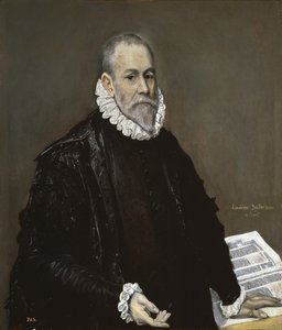 1582-1585 में एक चिकित्सक का चित्रण द्वारा एल ग्रीको