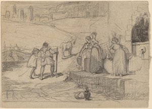 पिता और पुत्र, सी। 1859. द्वारा एलीहु वेडर