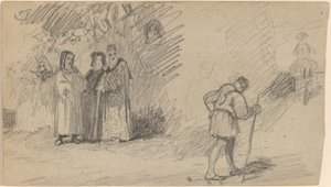 बेटा और गधा, सी। 1859. द्वारा एलीहु वेडर