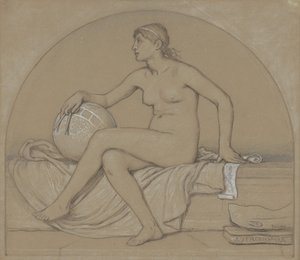 खगोल विज्ञान के लिए अध्ययन, 1892। द्वारा एलीहु वेडर