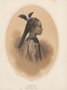 चाइना गर्ल, साइसी हेड ड्रेस, 1855