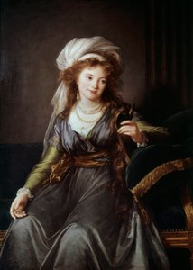 काउंटेस कैथरीन वासिलिवना स्काव्रोन्स्काया (1761-1829) का पोर्ट्रेट, कैथरीन II की लेडी ऑफ ऑनर, पोटेमकिन की भतीजी और मैट्रेस। मैरी एलिज़ाबेथ लुईस विगी ले ब्रून (या विगी-लेब्रून या विगी लेब्रन) द्वारा पेंटिंग (1755-1842) द्वारा एलिजाबेथ लुईस विगि लेब्रुन