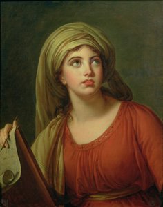 एम्मा हार्ट का पोर्ट्रेट (c.1765-1815) बाद में लेडी हैमिल्टन, सिबिल के रूप में, c.1792
