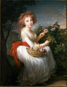 नेपल्स और सिसिली की मारिया क्रिस्टीना का पोर्ट्रेट, c.1790 (कैनवास पर तेल) द्वारा एलिजाबेथ लुईस विगि लेब्रुन