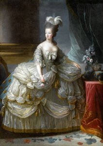 1755-1793 फ्रांस की रानी मैरी एंटोनेट का चित्रण द्वारा एलिजाबेथ लुईस विगि लेब्रुन