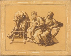 पवित्र परिवार, 1724। द्वारा एलीशा किर्कल