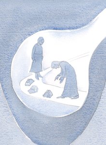 क्राइस्ट खुद, अपनी विनम्रता में, बार-बार हमारी मदद करने के लिए रुकते हैं; हमारी गलतियों को सुधारना - हमारी &39;बकवास&39;, 2000 (w - c पेपर पर) द्वारा एलिजाबेथ वांगो