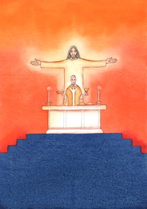 यीशु मास में हमारे साथ मौजूद हैं, हमारी ओर से पिता से प्रार्थना कर रहे हैं, हमारी जरूरतों में मदद के लिए, और अनन्त उद्धार के लिए। हम अपनी सभी प्रार्थनाओं को उनकी महान बलिदान प्रार्थना, 2004 (w - c on pa) के साथ एकजुट कर सकते हैं द्वारा एलिजाबेथ वांगो
