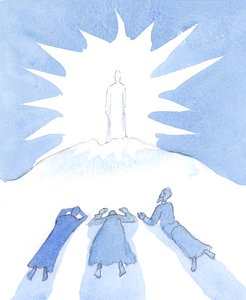 यीशु एक दिव्य व्यक्ति है, 2004 (w - c कागज पर) द्वारा एलिजाबेथ वांगो