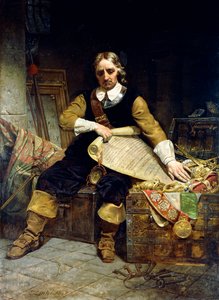 ओलिवर क्रॉमवेल, 1867 द्वारा इमानुएल गोटलिब लेउत्ज़े
