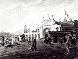 मार्केट प्लेस, डैनियल हैवेल (1785-1826) 1820 द्वारा उत्कीर्ण