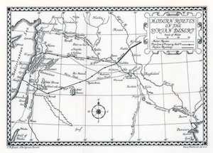 रेलवे और मोटर मार्ग और पाइपलाइन, सीरियाई रेगिस्तान, 1937 द्वारा एमरी वॉकर