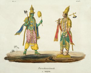 परशुराम, डी मारलेट और डु बोलोई द्वारा उत्कीर्ण द्वारा एमिल ब्यू