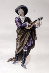 अलमाविवा की गिनती, सेविले डी ब्यूमर्चैस (1732 - 1799) के नाई का चरित्र 1773 में बनाया गया था। एमिल बायर्ड द्वारा चित्रण।
