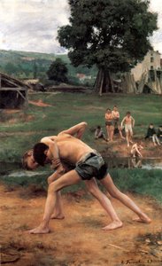रेसलिंग स्ट्रगल, 1889।