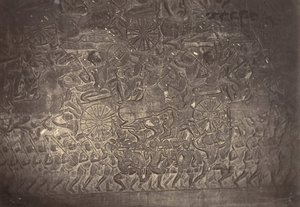 पैगोडा की ग्रैंड गैलरी में बेस-रिलीफ, 1866। द्वारा एमिल गसेल
