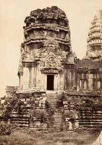 ग्रेट पगोडा - दूसरी मंजिल का उत्तरी टॉवर, 1866। द्वारा एमिल गसेल