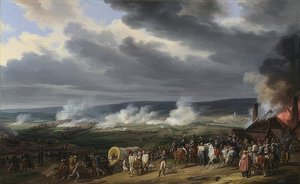 जेमपेस की लड़ाई। 1821 द्वारा एमिल जीन होरेस वर्नेट