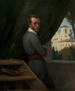 1832 में रोम में सेल्फ-पोर्ट्रेट द्वारा एमिल जीन होरेस वर्नेट