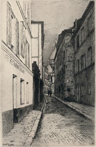 रुए सेंट रुस्तिक, मोंटमार्ट्रे, 1915 द्वारा एमिल रूसो