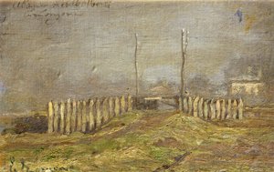 लोम्बार्डी में ग्रामीण इलाकों, एमिलियो लोंगोनी (1859-1932) द्वारा।