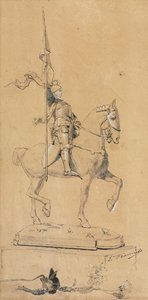 हॉर्सबैक पर जोन ऑफ आर्क, सी। 1889-1899।