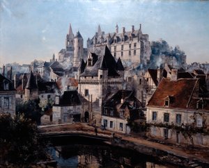 पोर्ट ऑफ कॉर्डेलियर्स और कैसल Loches, 1891।