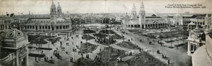 कांग्रेस हॉल से कला का न्यायालय, फ्रेंको-ब्रिटिश प्रदर्शनी, लंदन, 1908 द्वारा अंग्रेजी फोटोग्राफर